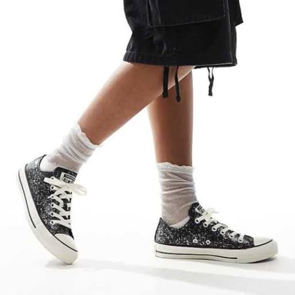 Converse Shoes - Converse Black and White Sneakers Classic Chuck Taylor Style